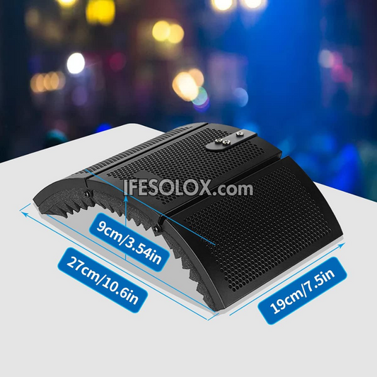 Professional 3-Panel Collapsible Microphone Isolation Shield for Podcast and Studio - Brand New