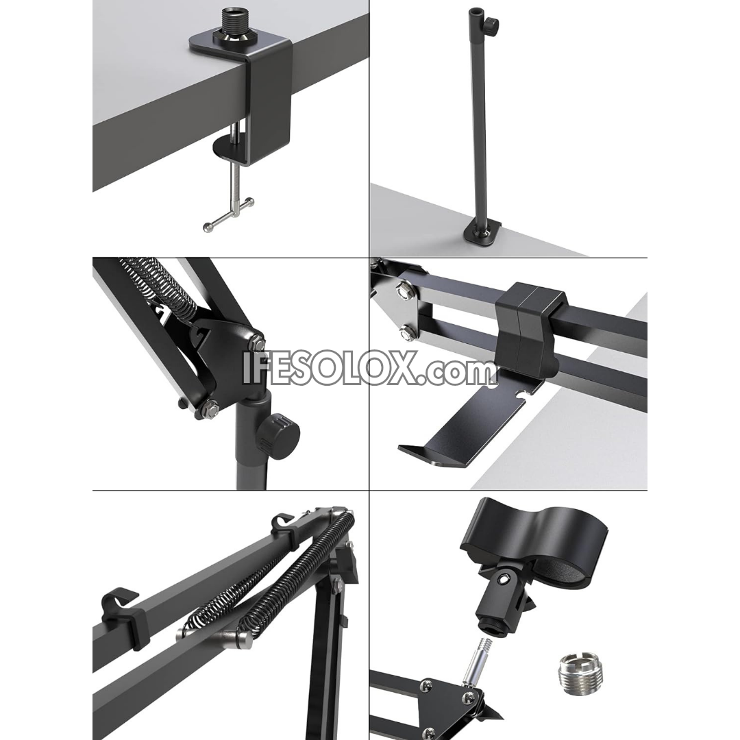 Desktop Overhead Boom Arm Microphone Stand - Brand New