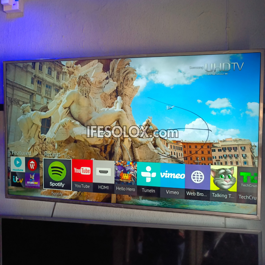 SAMSUNG 50 inch UE50JU6400 UHD 4K HDR10 Smart TV with Built-in WiFi, Screen Mirroring - London Used