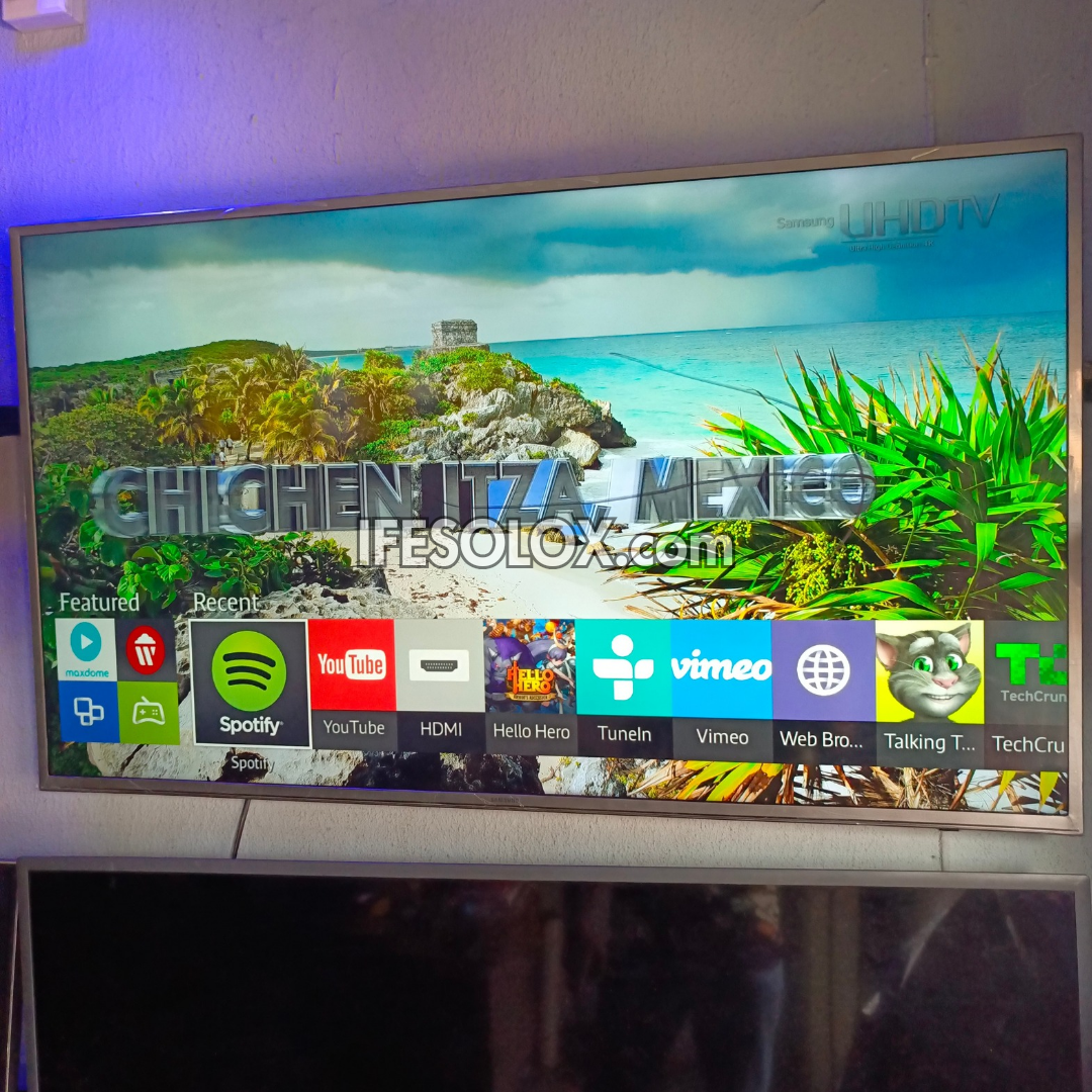 SAMSUNG 50 inch UE50JU6400 UHD 4K HDR10 Smart TV with Built-in WiFi, Screen Mirroring - London Used