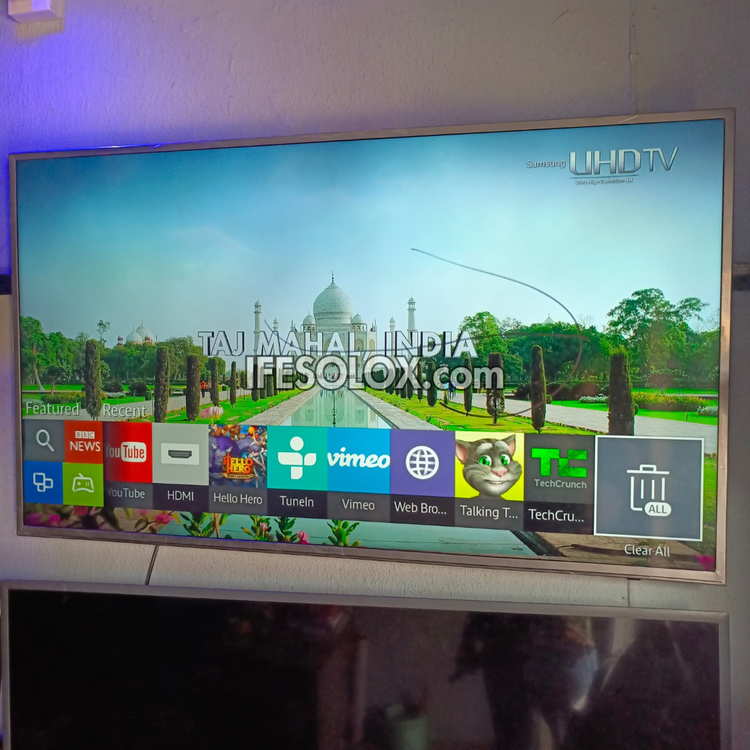 SAMSUNG 50 inch UE50JU6400 UHD 4K HDR10 Smart TV with Built-in WiFi, Screen Mirroring - London Used