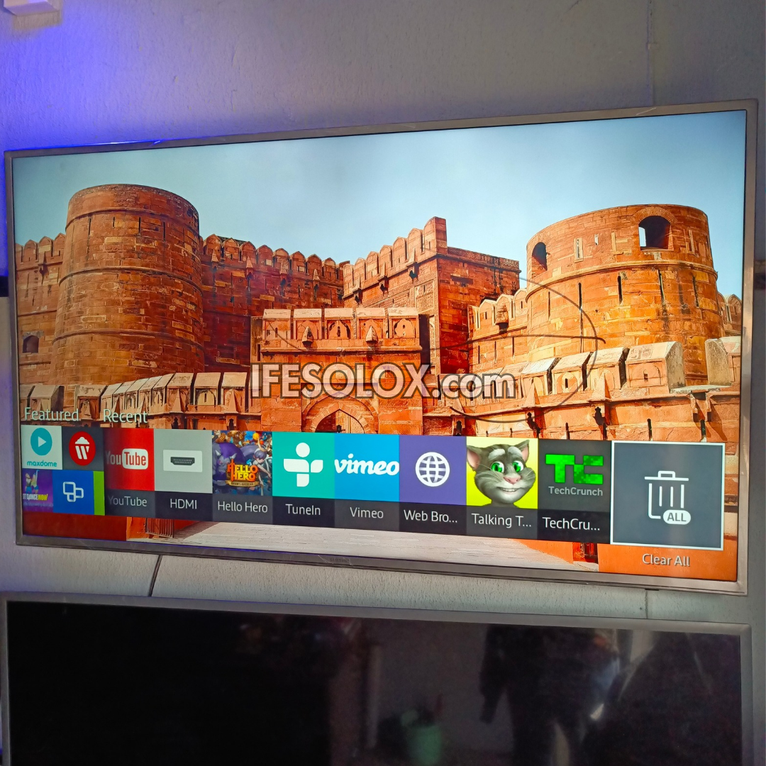 SAMSUNG 50 inch UE50JU6400 UHD 4K HDR10 Smart TV with Built-in WiFi, Screen Mirroring - London Used