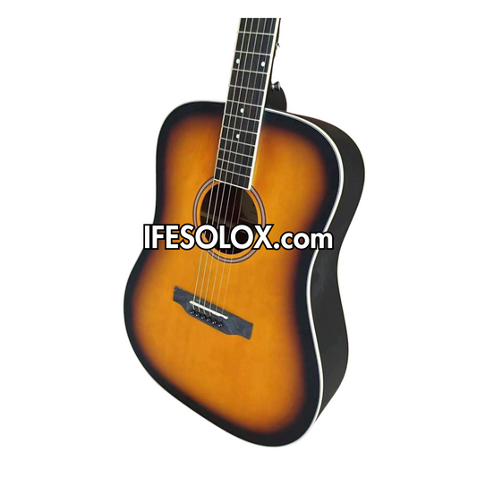 Classic 38" Brown Professional Full Size Acoustic Guitar - Brand New