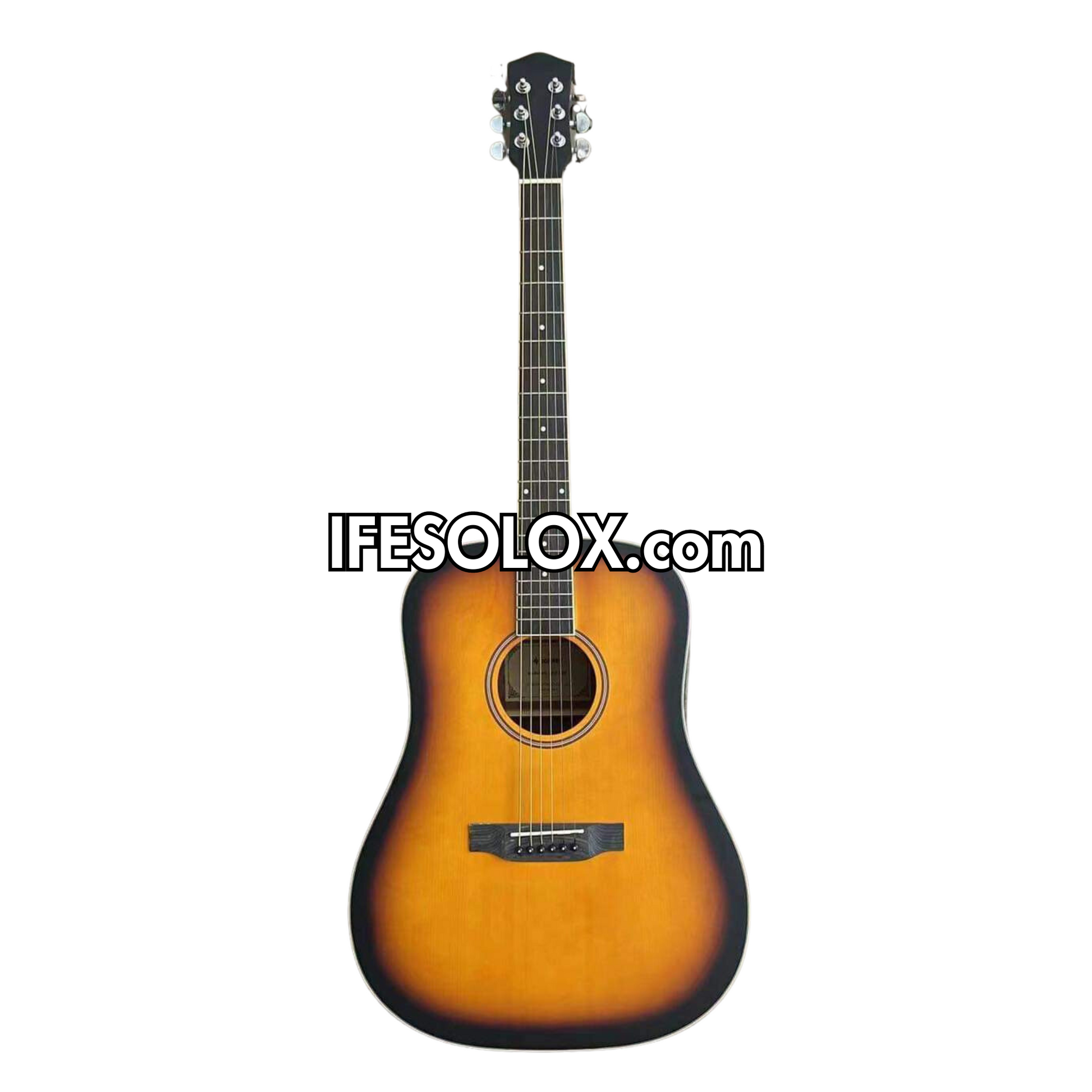 Classic 38" Brown Professional Full Size Acoustic Guitar - Brand New