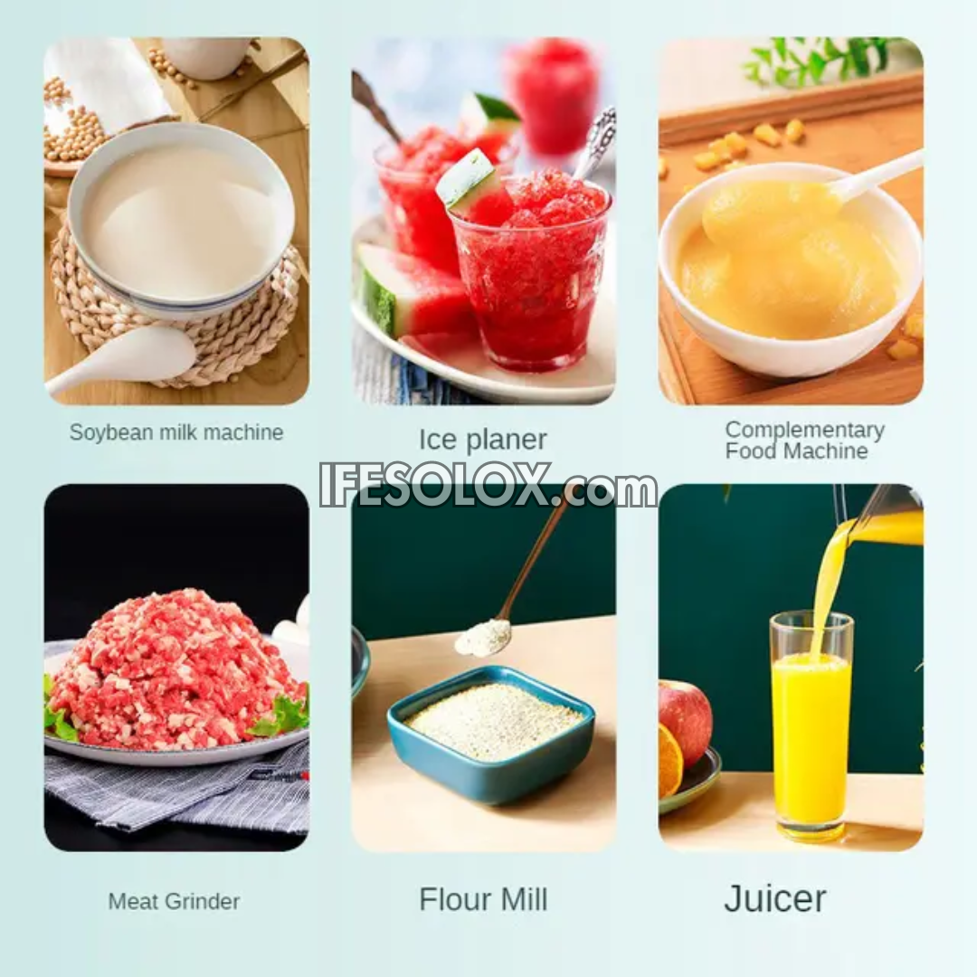 BARDEFU BF-5042 Mélangeur électrique commercial multifonction 3 en 1 haute vitesse de 3 litres et 9 500 watts - Tout neuf