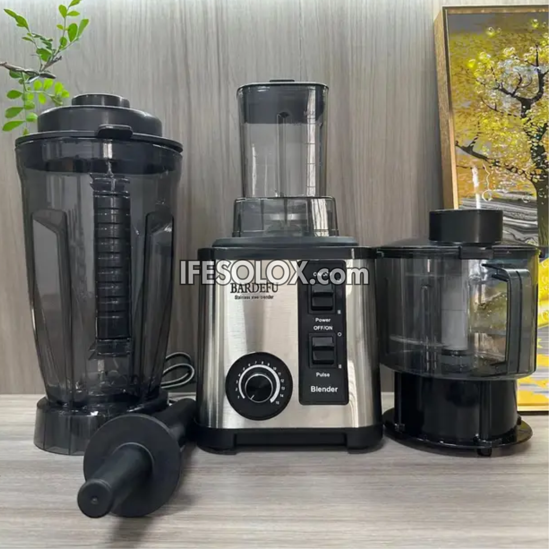 BARDEFU BF-5042 3Liters 9,500Watts High-speed 3-in-1 Power Blender - Brand New
