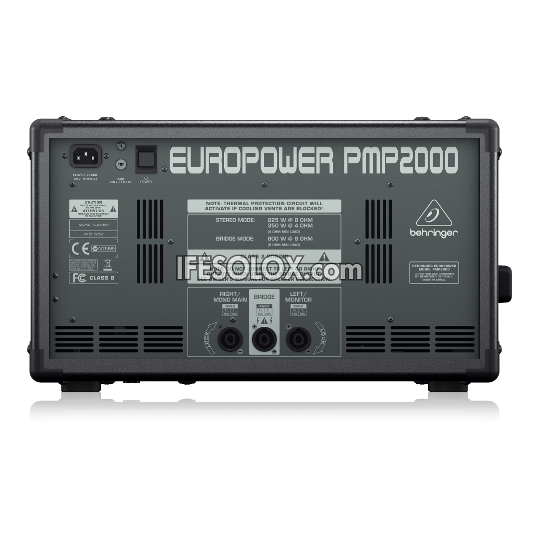 Behringer EUROPOWER PMP2000 14 Channel Powered Mixer with Multi-FX Processor - Brand New