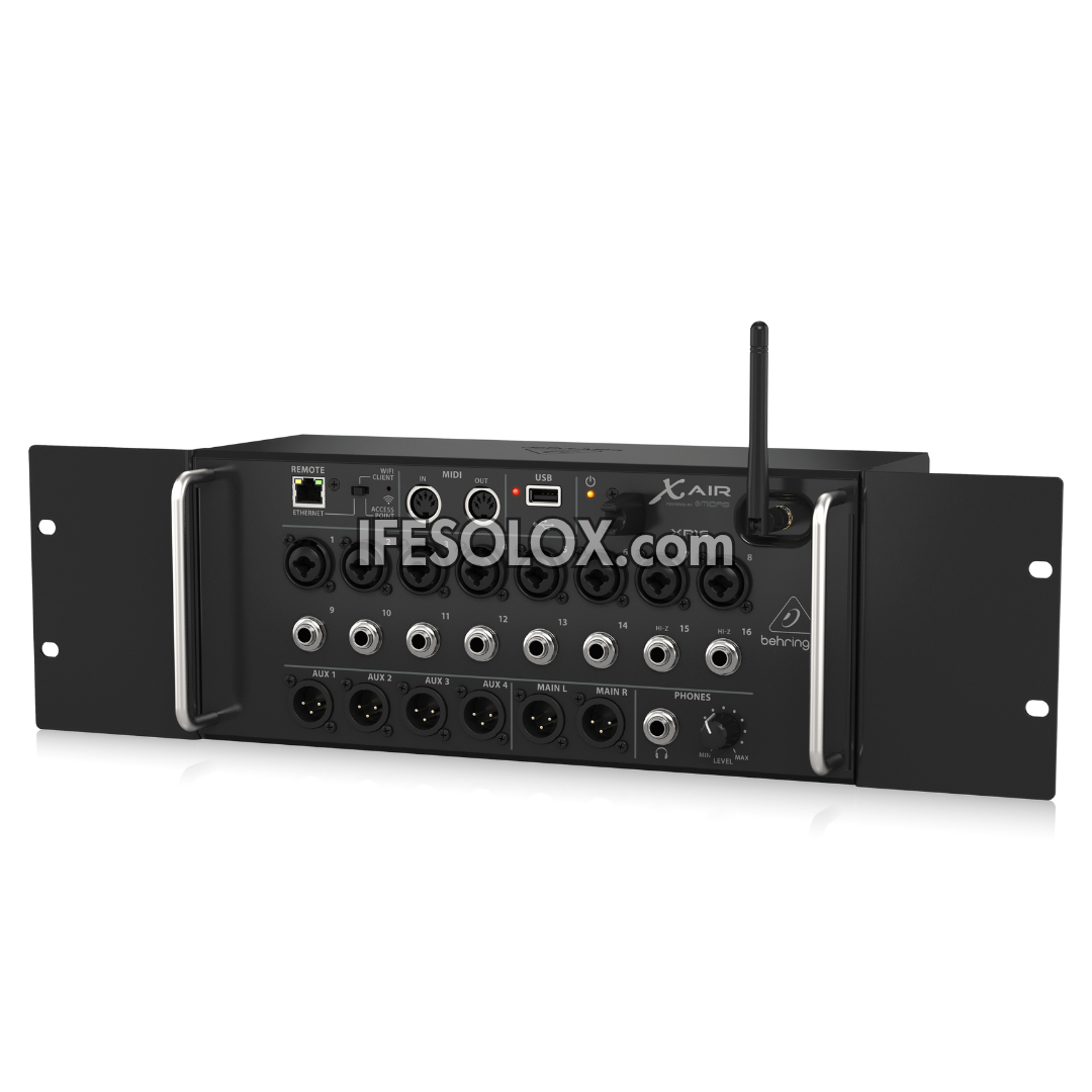 Behringer XR16 16-Input Digital Mixer for iPad/Android with 8 Midas Preamps, 8 Line Inputs, WiFi, USB Recording - Brand New