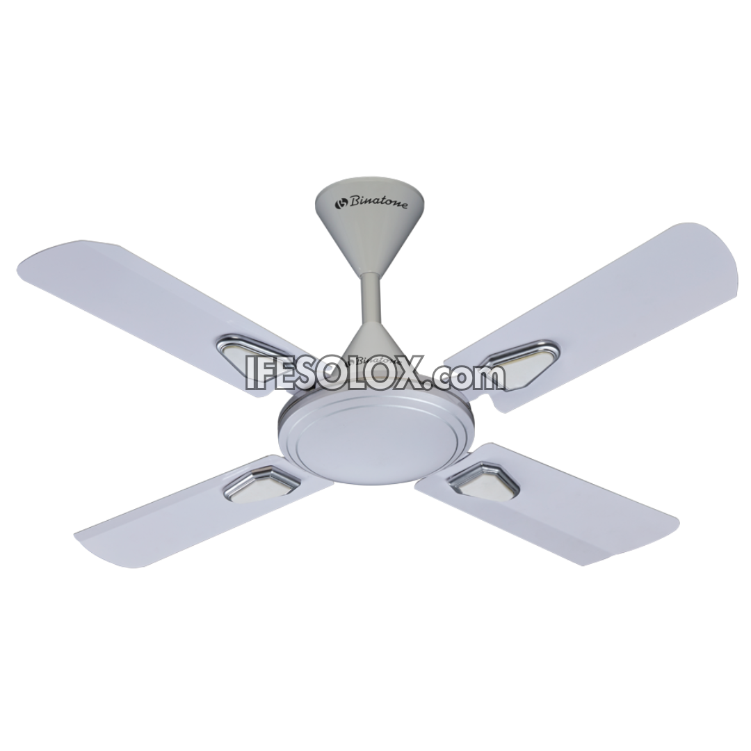 Binatone CF-3676 36" Ceiling Fan with 5 Speed buttons, 4 Rust-free Aluminum Blades (Gold) - Brand New