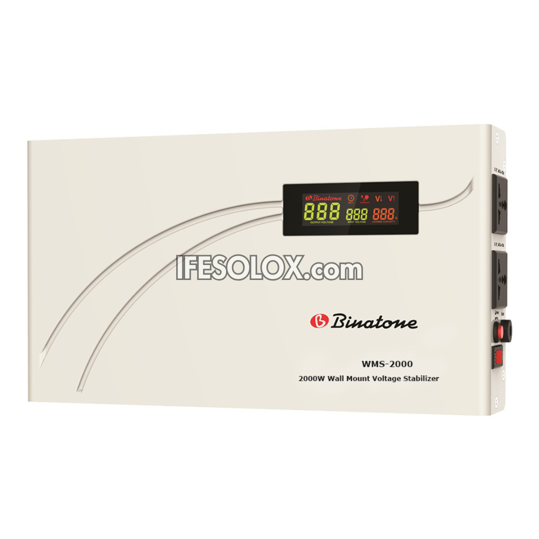 Binatone WMS-2000 2000Watts Wall-Mounted Digital Voltage Stabilizer - Brand New