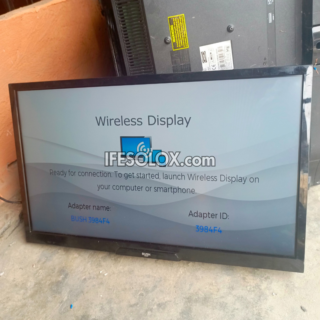 BUSH 22 Inch ELED22HDS Smart Full HD LED TV + Built-in WiFi, Screen Mirroring - UK Used