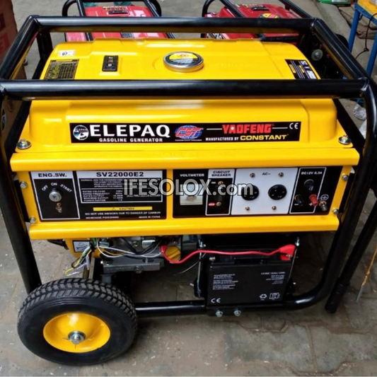 CONSTANT ELEPAQ SV22000E2 10KVA 100% Pure Copper Key-Start Petrol Generator - Brand New