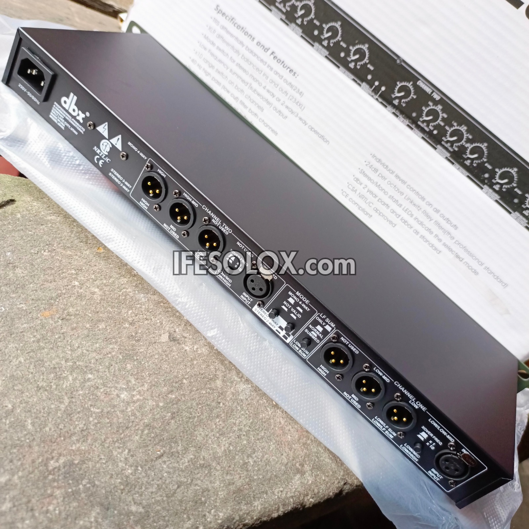 DBX 234/234XL Stereo 2/3 Way, Mono 4-Way Crossover