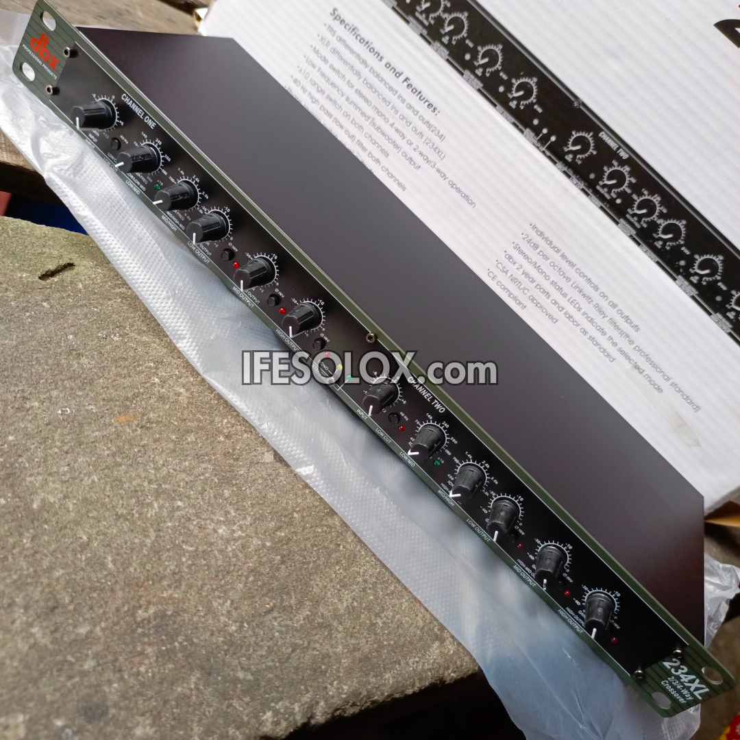 DBX 234/234XL Stereo 2/3 Way, Mono 4-Way Crossover