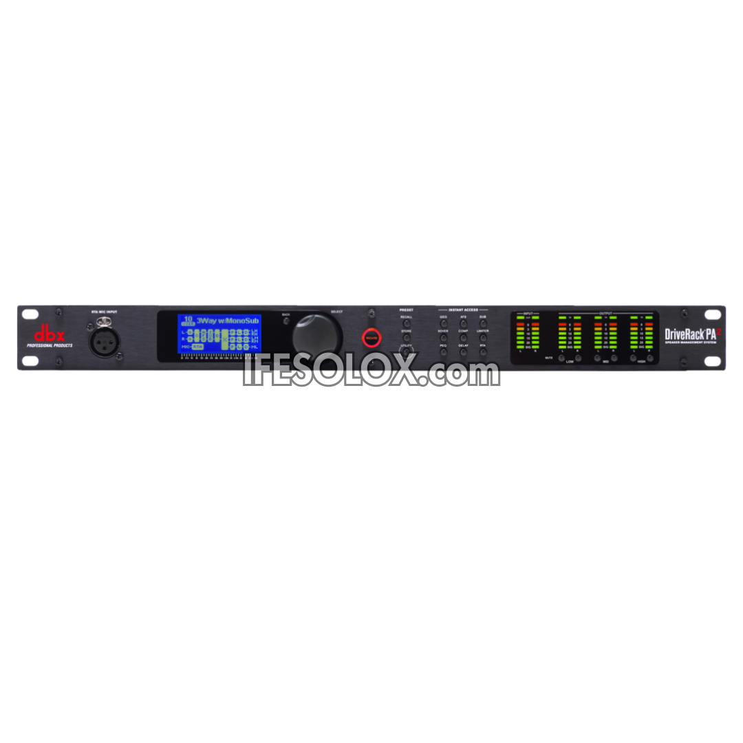 DriveRack PA2 High Precision Complete Loudspeaker Management System
