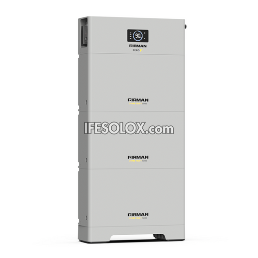 FIRMAN 15KWH Wireless Stackable Lithium-ion Battery with 51.2V Rating (ZF-15) - Brand New