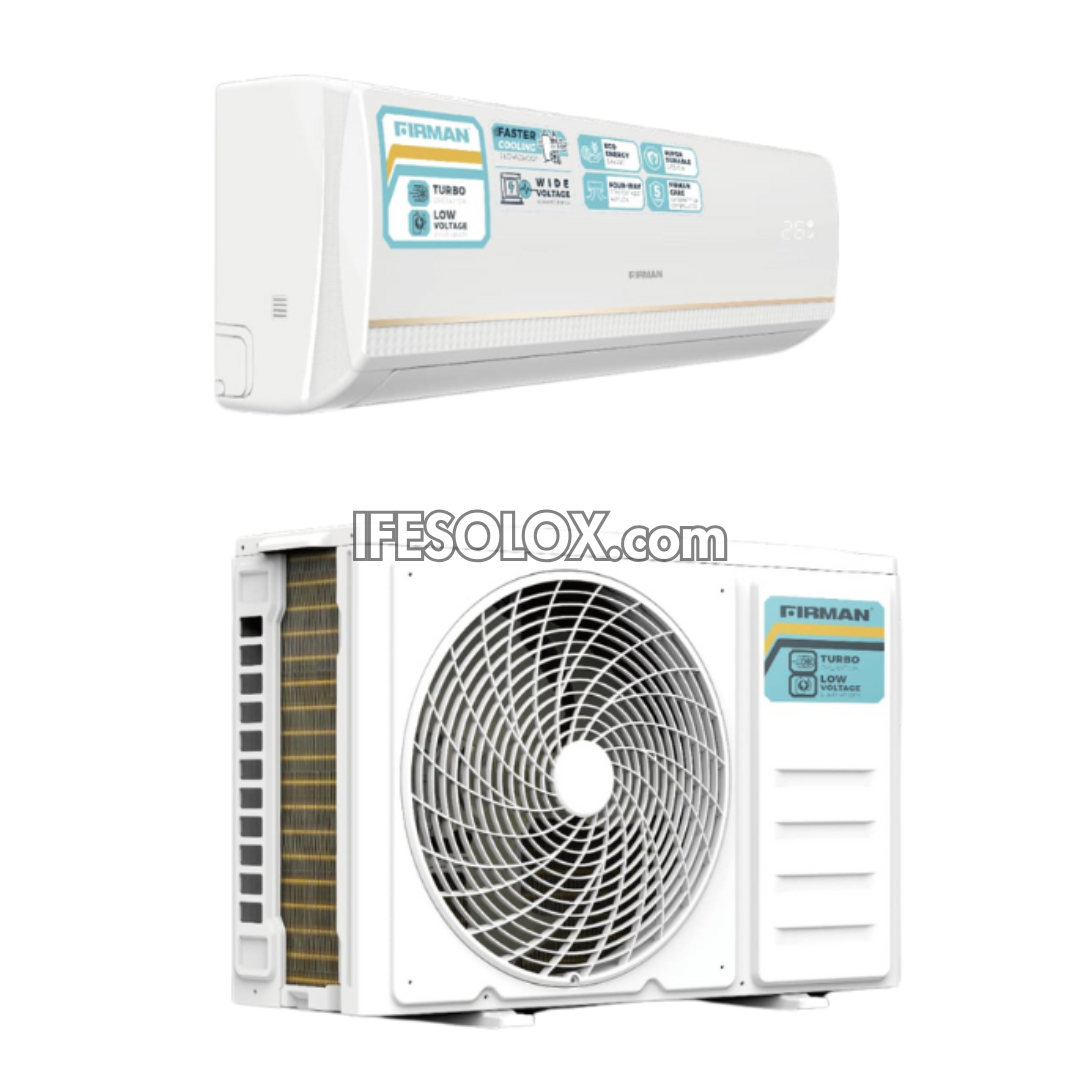FIRMAN 1HP Split Unit AC with Copper Compressor and Installation Kit (AC-FDD-09NS) - Brand New