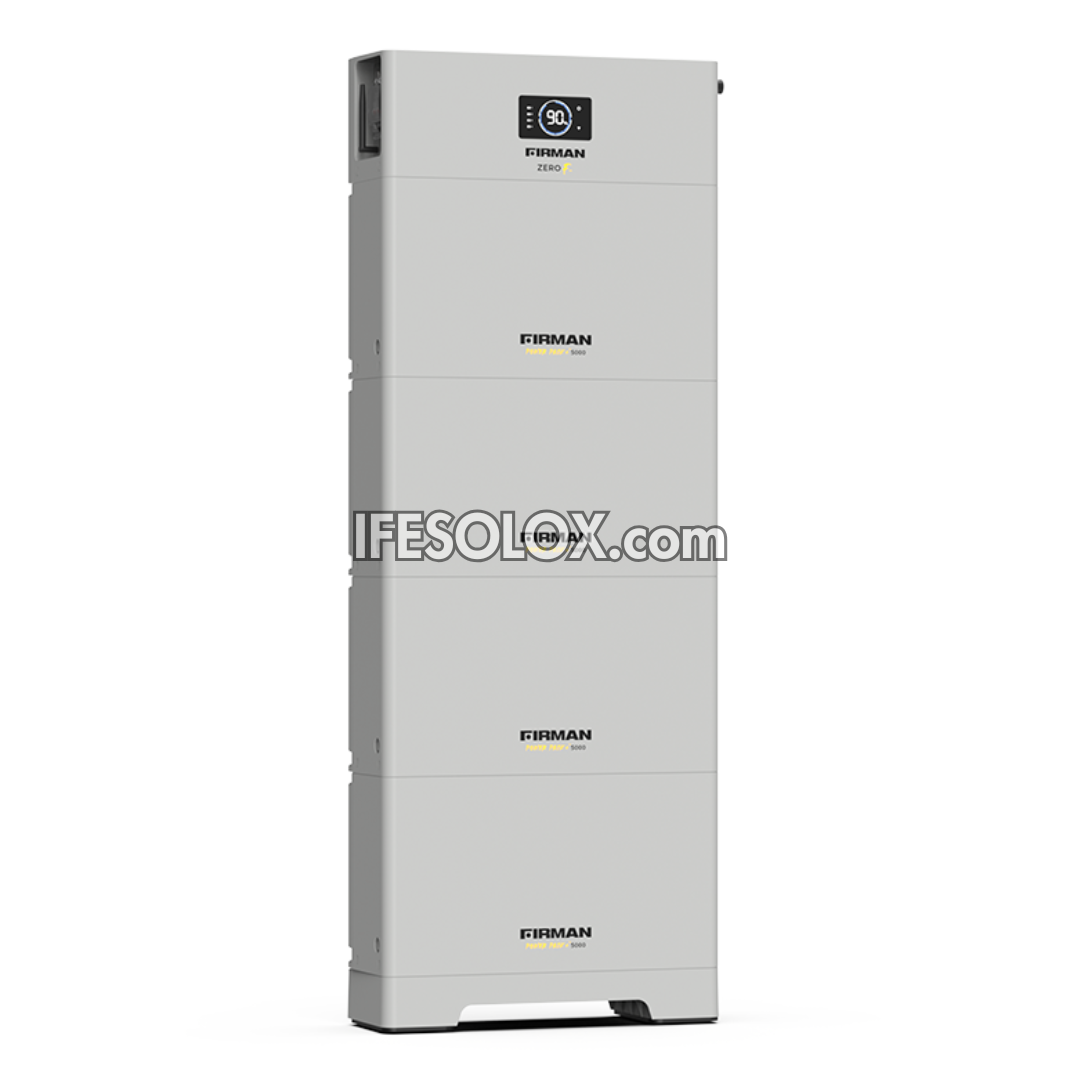 FIRMAN 20KWH Wireless Stackable Lithium-ion Battery with 51.2V Rating (ZF-20) - Brand New
