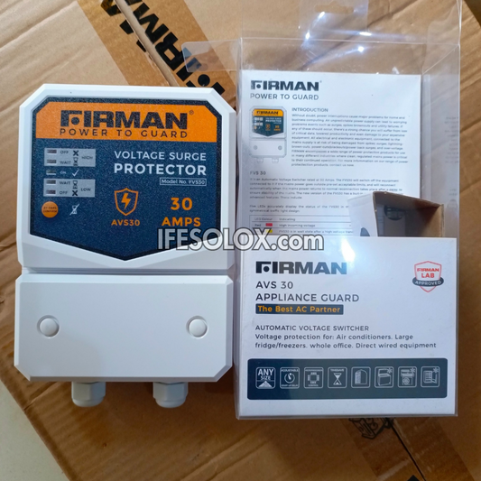 FIRMAN FVS30 30Amps Automatic Voltage Surge Protector (AVS30) - Brand New