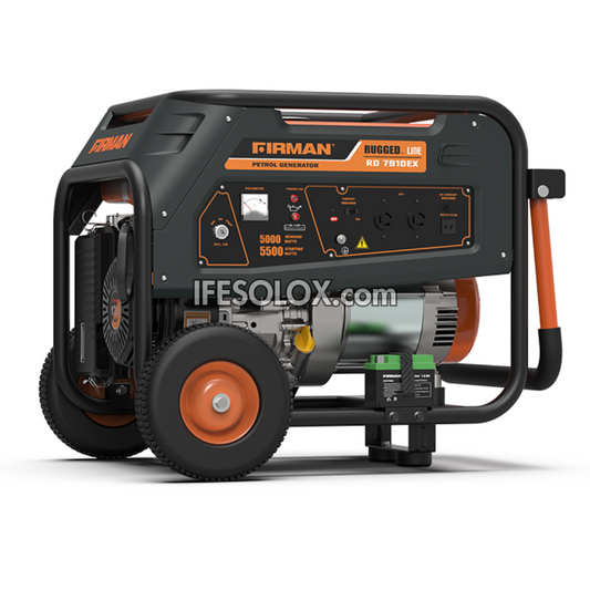 FIRMAN RD7910EX 5KVA 100% Copper Key Start RUGGED Gasoline Generator - Brand New
