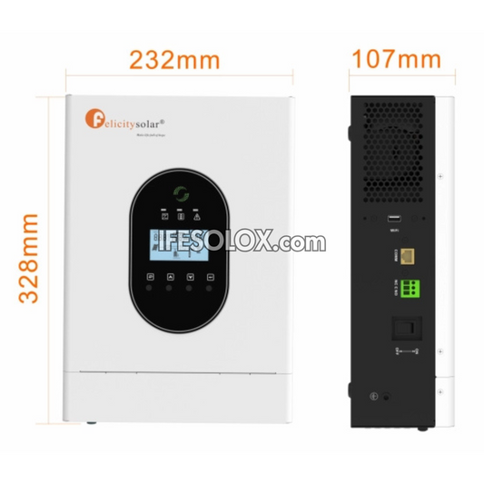 Felicity Solar 1000W Transformer Hybrid Solar Inverter (IVCM1012) - Brand New