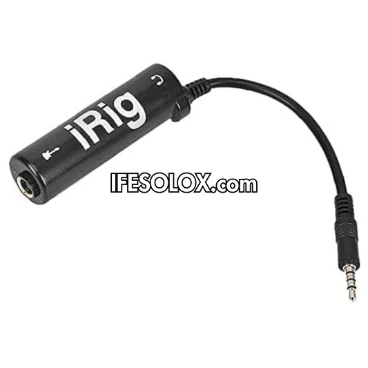 iRig 2 Guitar Audio Interface for iPhones, Androids and PCs - Brand New