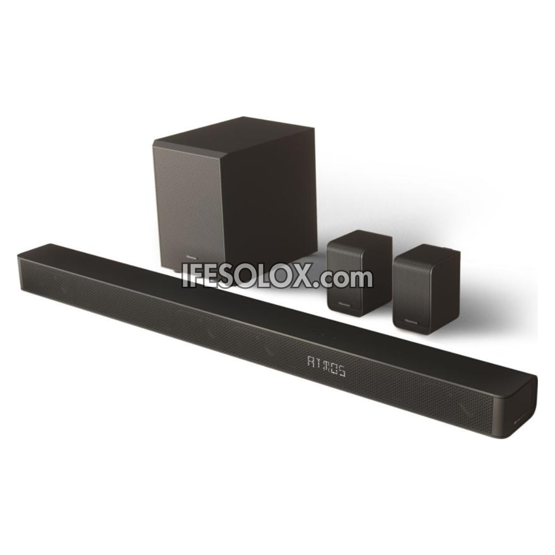 Hisense AX5100Q 5.1Ch 580W Bluetooth Sound Bar with Wireless Subwoofer + Dolby Atmos - Brand New