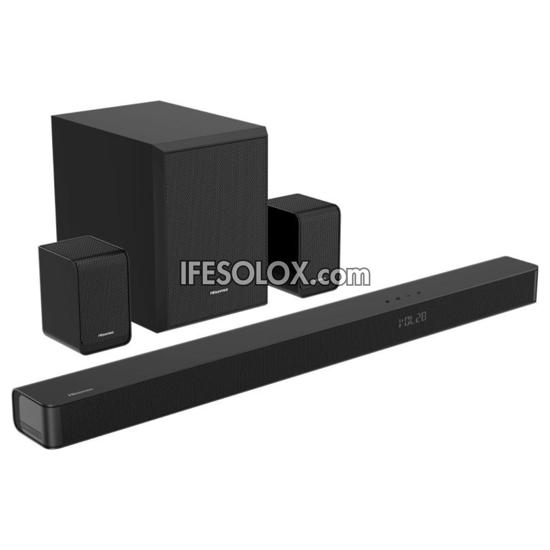 Hisense AX5100Q 5.1Ch 580W Bluetooth Sound Bar with Wireless Subwoofer + Dolby Atmos - Brand New