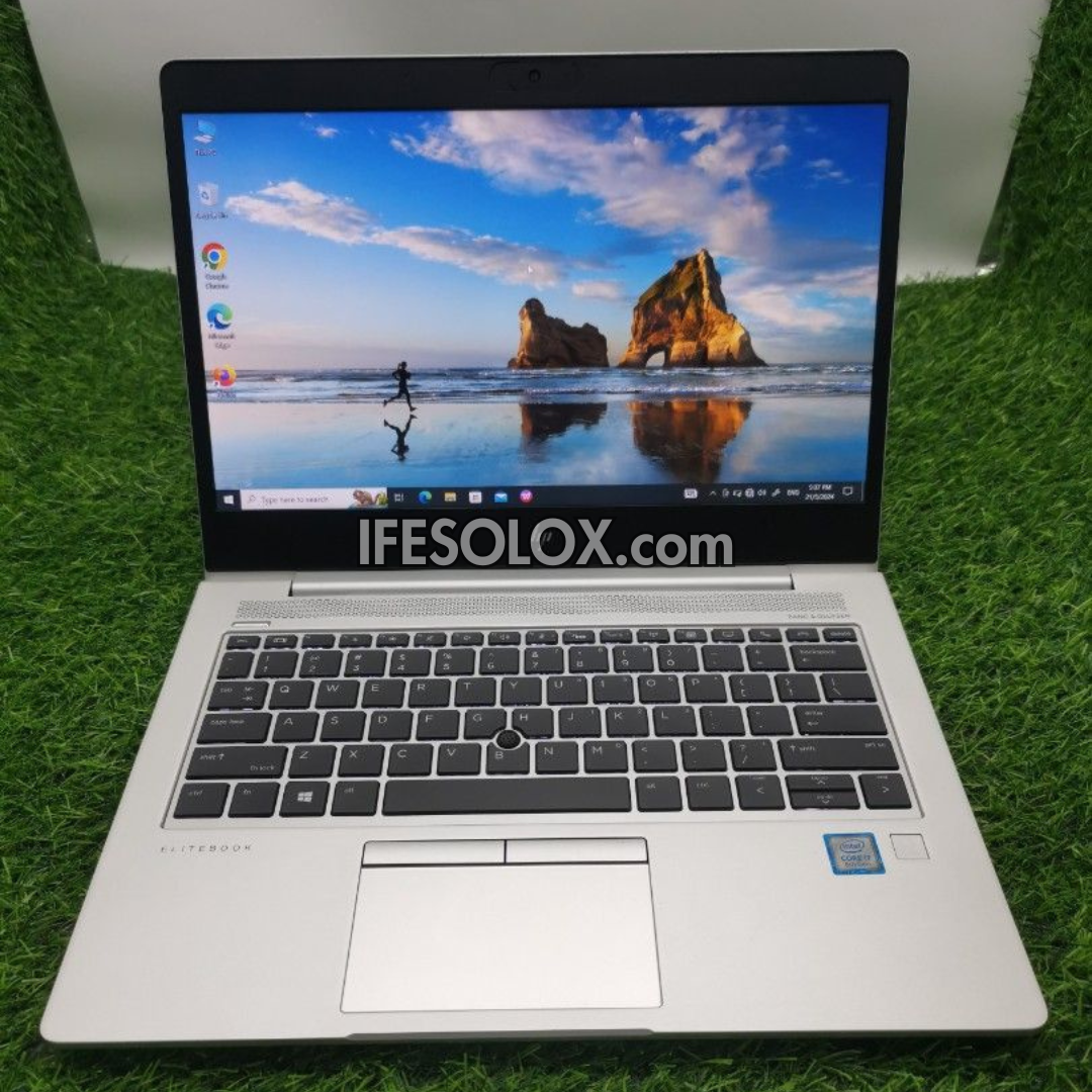 HP EliteBook 830 G6 13.3" Full HD Laptop with Intel Core i5 8th Gen, 8GB DDR4 RAM, 256GB SSD - Foreign Used