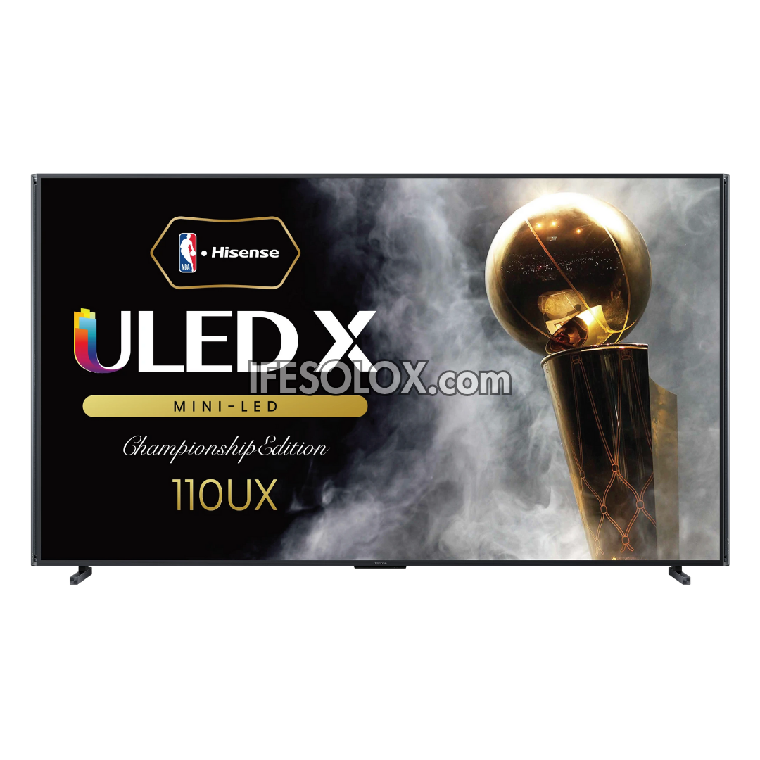 Hisense 110 Inch UX Series Mini-LED ULED™ Premium Quantum Dot Smart 4K ULED TV + 1 Year Warranty (Free Wall Mount) - Brand New