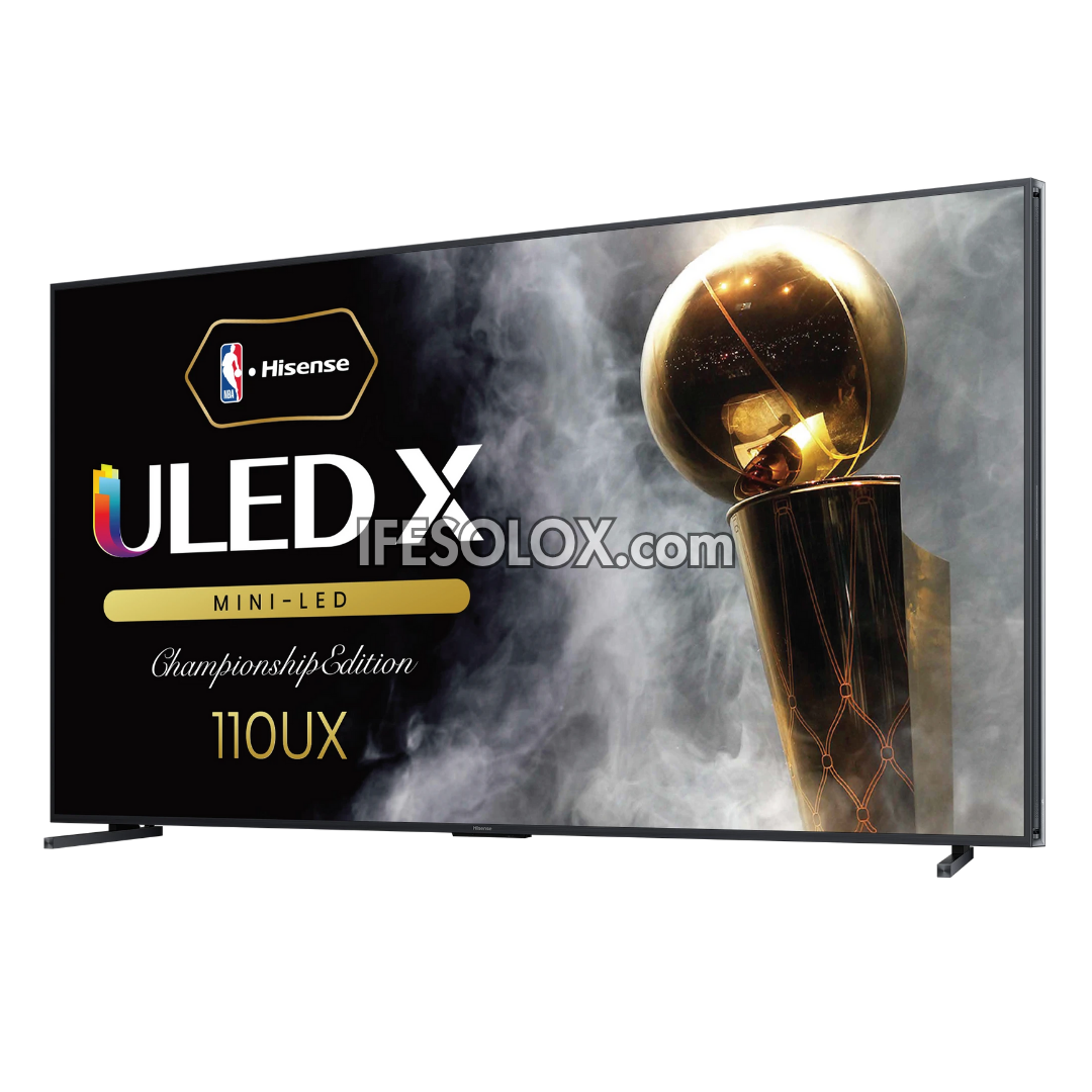 Hisense 110 Inch UX Series Mini-LED ULED™ Premium Quantum Dot Smart 4K ULED TV + 1 Year Warranty (Free Wall Mount) - Brand New