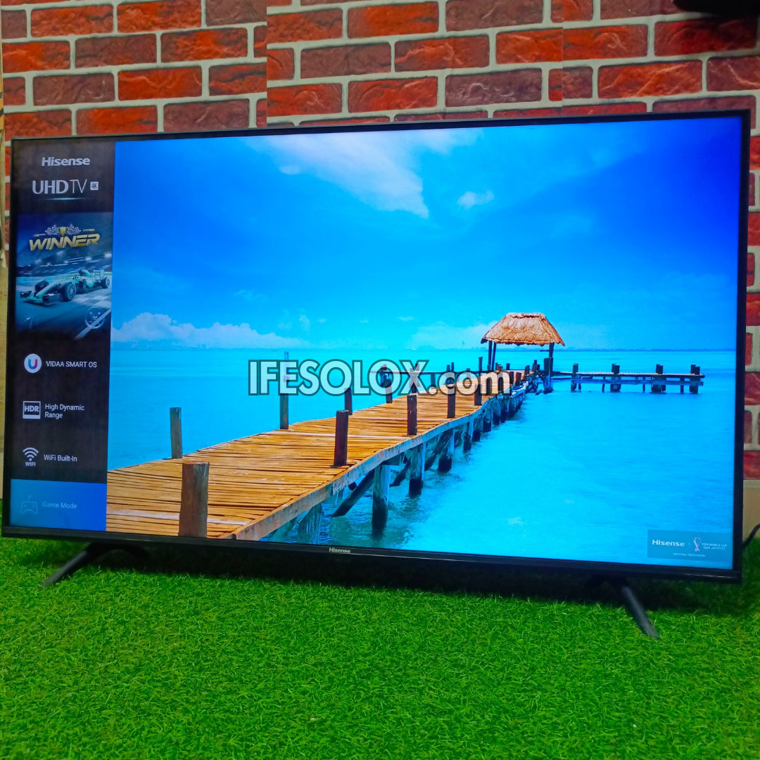 Hisense 43 inch 43A7100 Smart 4K UHD Frameless TV (Built-in Bluetooth, WiFi, Miracast) - Foreign Used