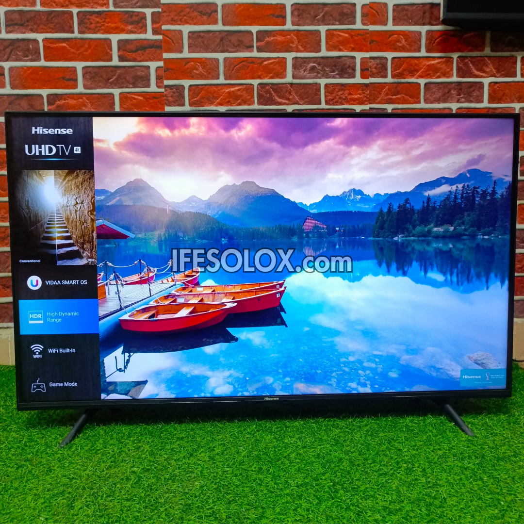 Hisense 43 inch 43A7100 Smart 4K UHD Frameless TV (Built-in Bluetooth, WiFi, Miracast) - Foreign Used