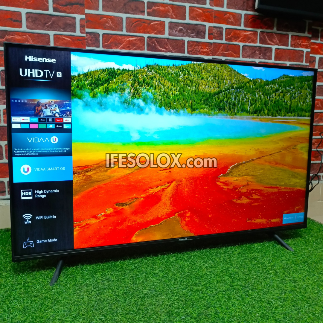 Hisense 43 inch 43A7100 Smart 4K UHD Frameless TV (Built-in Bluetooth, WiFi, Miracast) - Foreign Used