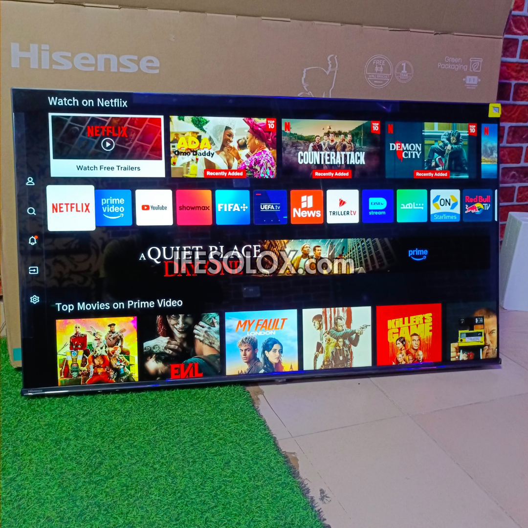 Hisense 50 Inch 50A6N Series Smart 4K UHD LED TV + 1 Year Warranty (Free Wall Mount) - Brand New