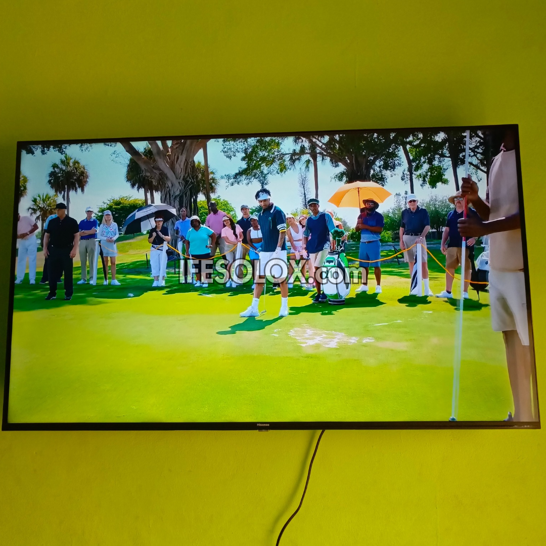 Hisense 55 inch 55A7100 Series Smart 4K UHD Frameless TV (Built-in Bluetooth, WiFi, Miracast) - Foreign Used