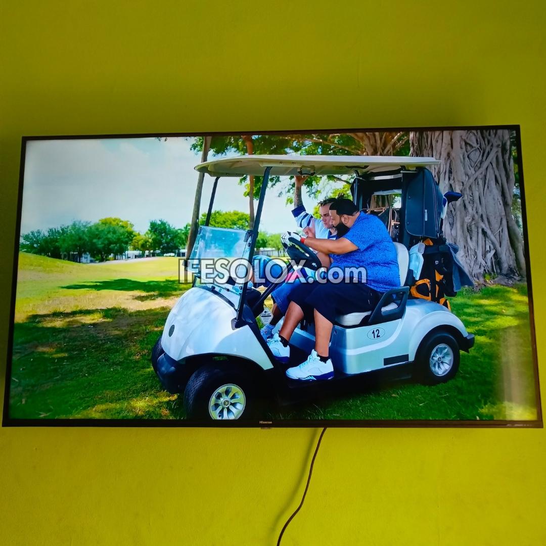 Hisense 55 inch 55A7100 Series Smart 4K UHD Frameless TV (Built-in Bluetooth, WiFi, Miracast) - Foreign Used