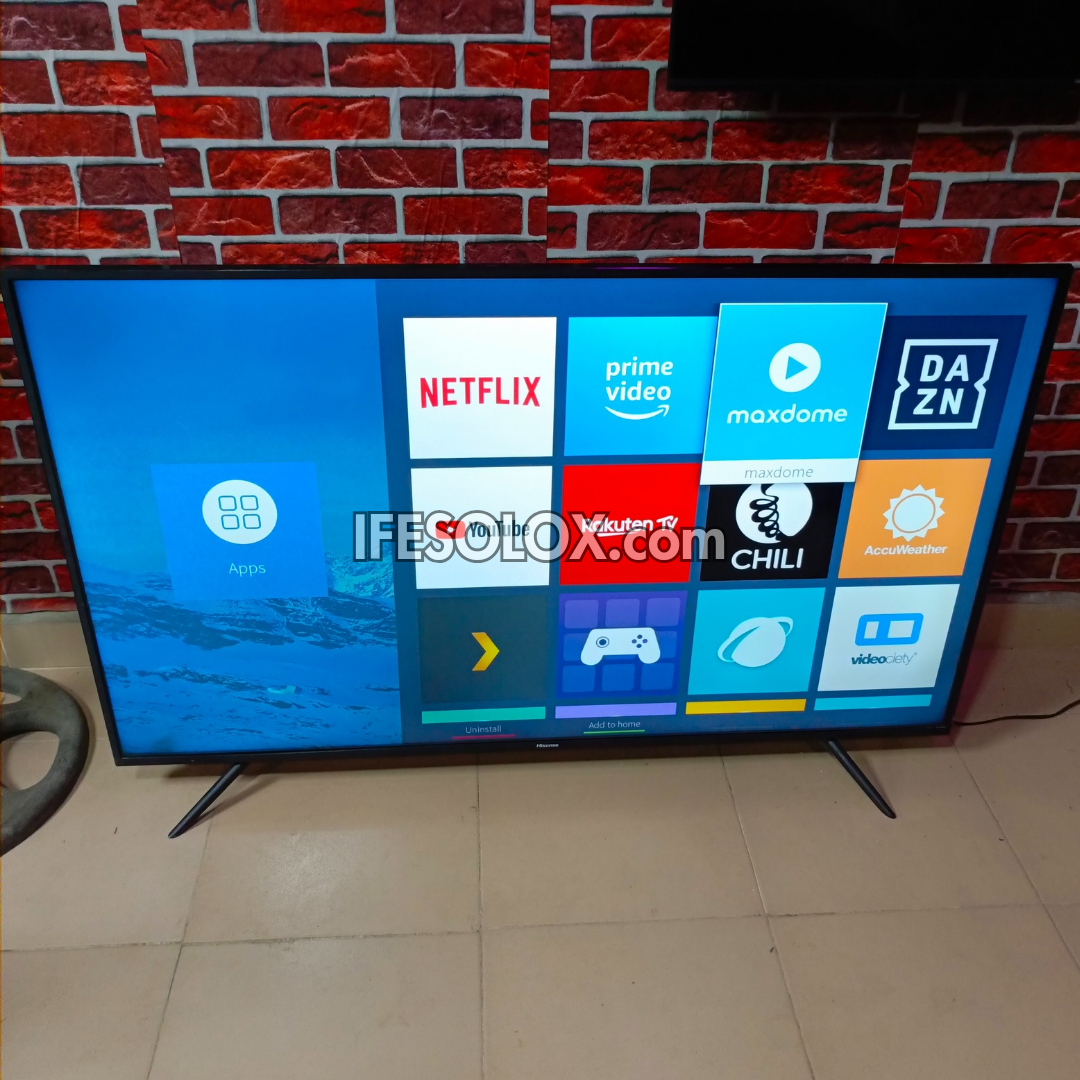 Hisense 58 inch 58A6100 VIDAA Smart 4K UHD TV (Built-in Wi-Fi, AnyView) - Foreign Used