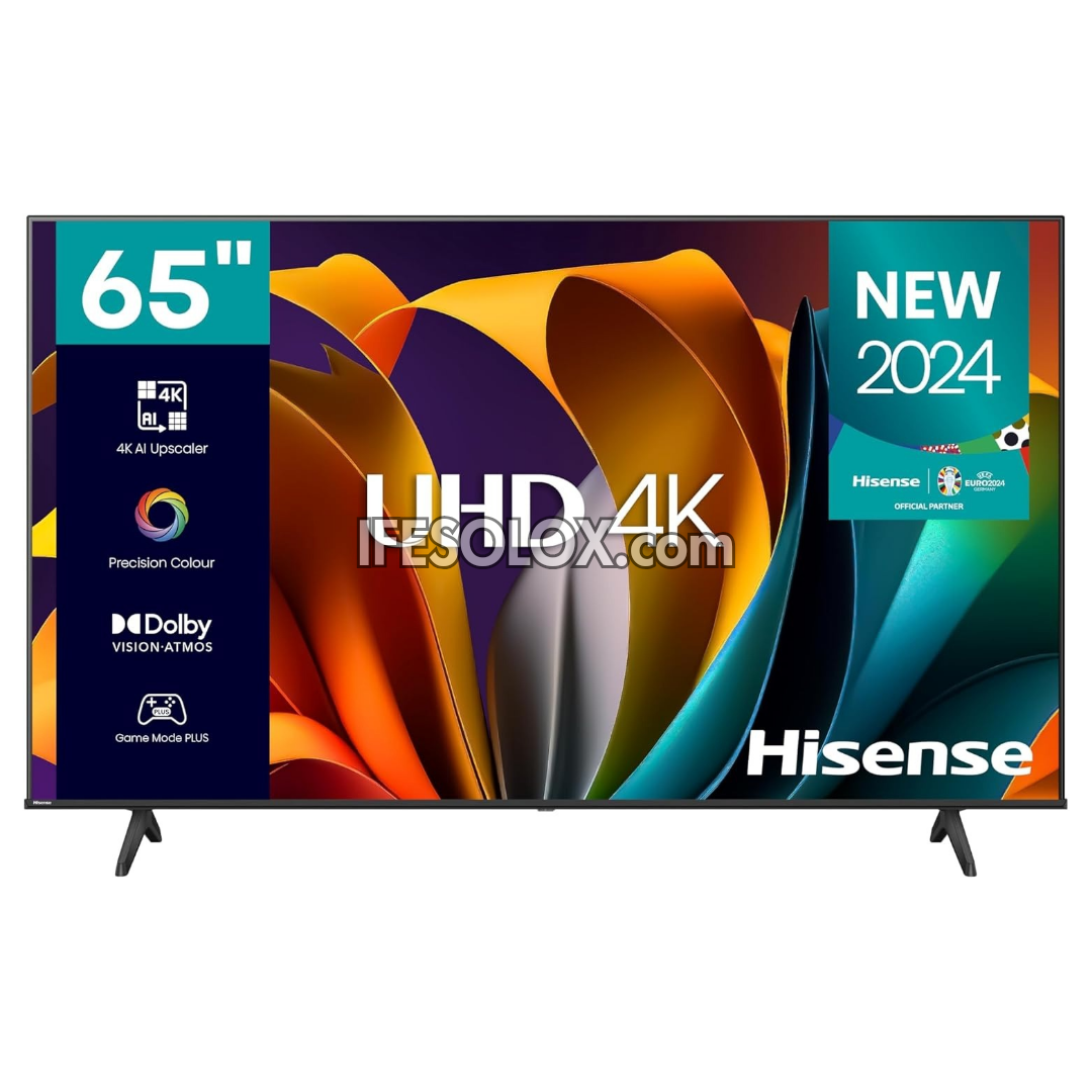 Hisense 65 Inch 65A6N VIDAA Smart 4K UHD Frameless TV + 1 Year Warranty (Free Wall Mount) - Brand New