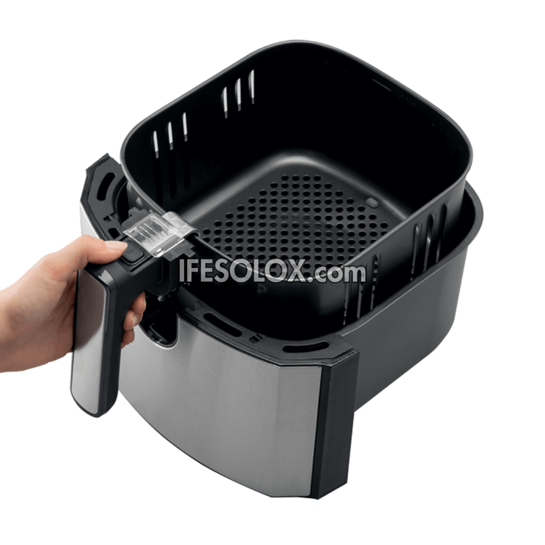 Hisense H06AFBS1S3 6.3Liters Air Fryer with 1700W, Dual Baskets and Multi-LED - Brand New