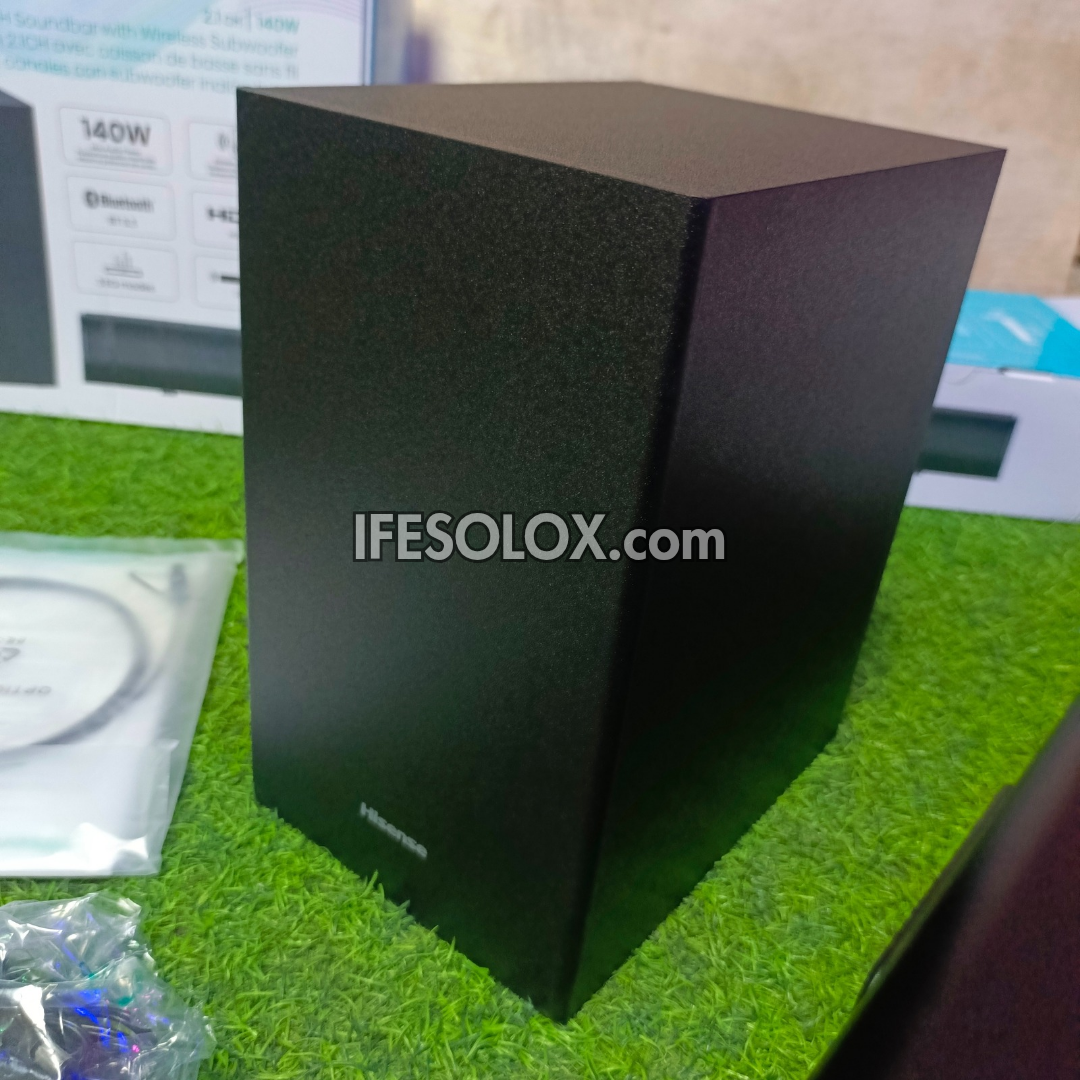 Hisense HS1800 2.1Ch 140W Bluetooth Sound Bar with Wireless Subwoofer - Brand New