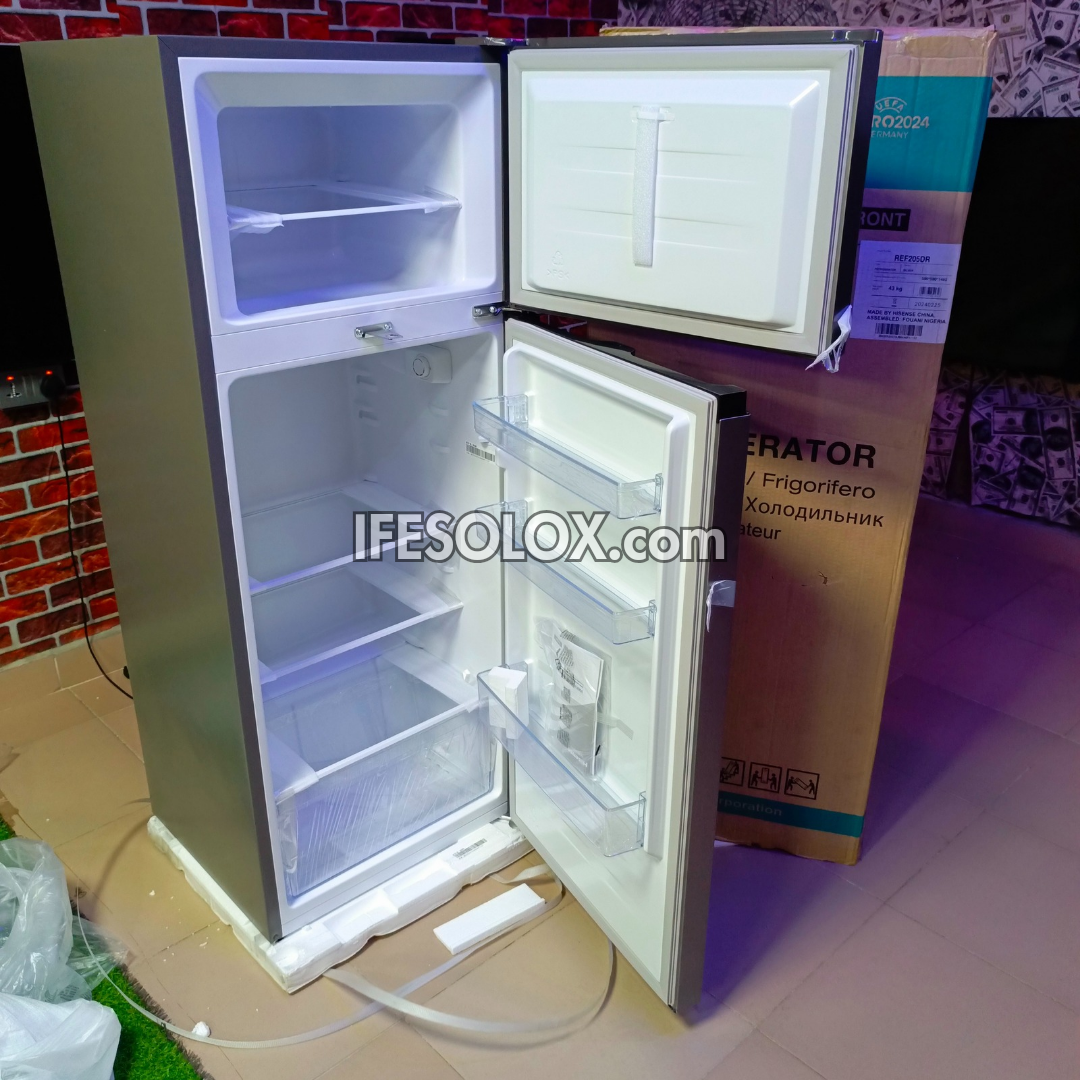 Hisense REF 205DR 205L Double Door Top Freezer Refrigerator + 1 Year Warranty - Brand New