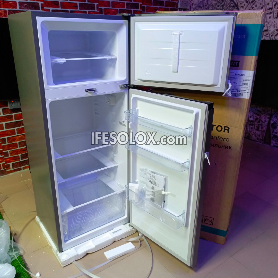 Hisense REF 205DR 205L Double Door Top Freezer Refrigerator + 1 Year Warranty - Brand New