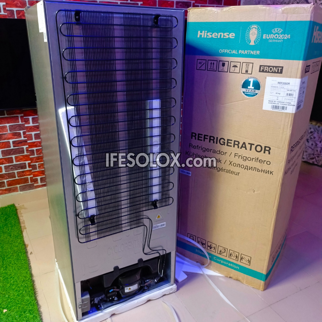 Hisense REF 205DR 205L Double Door Top Freezer Refrigerator + 1 Year Warranty - Brand New