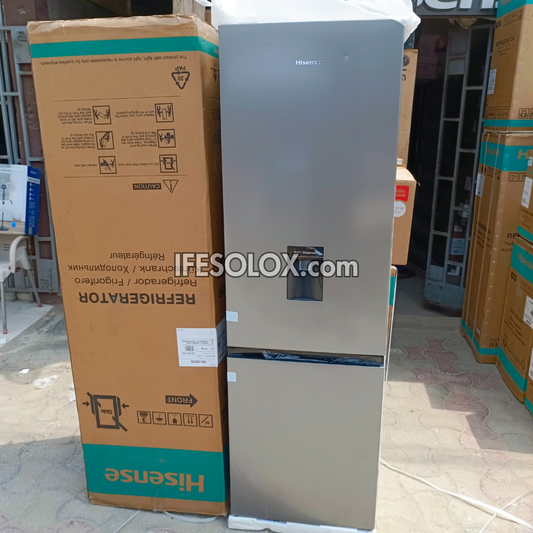 Hisense REF 35DCB-RD 264L Double Door Bottom-Freezer Refrigerator with Dispenser + 1 Year Warranty - Brand New