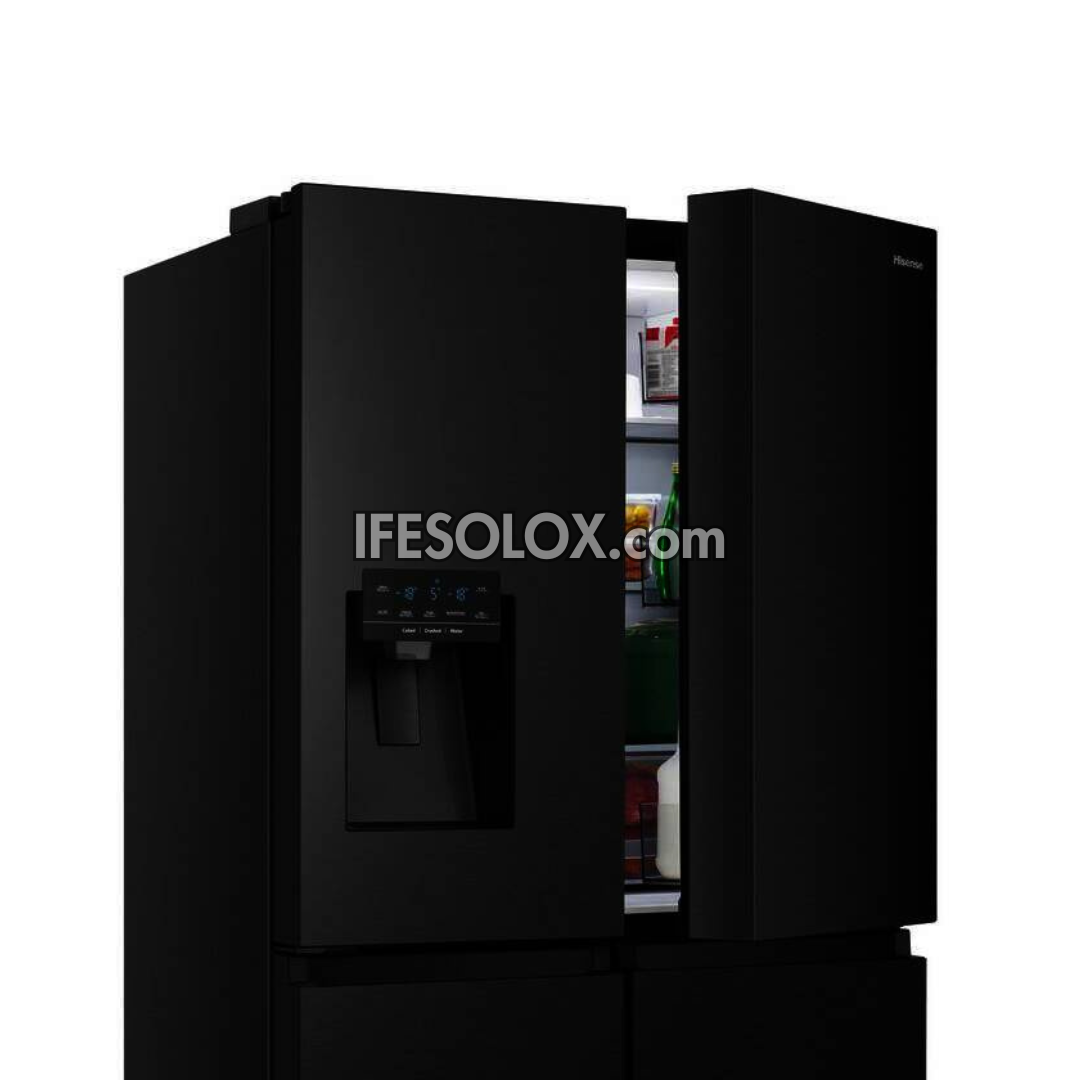 Hisense REF 68WCB 522L Side by Side Refrigerator with LED display, Ice Maker + 1 Year Warranty - Brand New