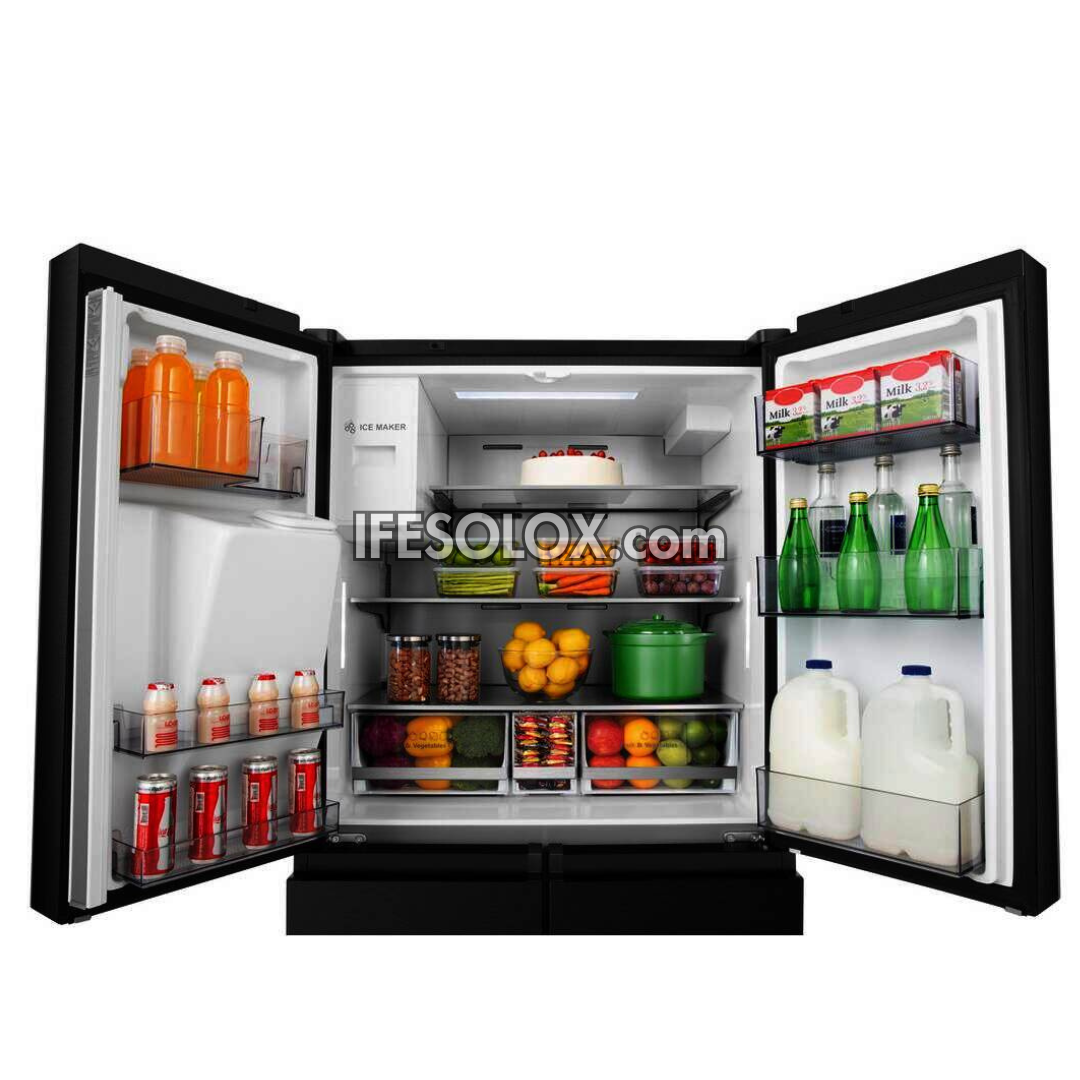 Hisense REF 68WCB 522L Side by Side Refrigerator with LED display, Ice Maker + 1 Year Warranty - Brand New