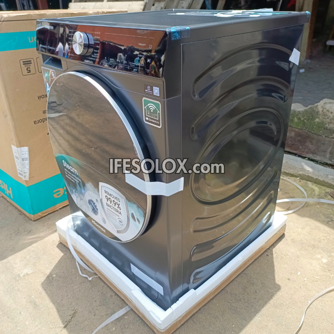 Hisense WM5S1245BB-WD 12kg Washer and 8kg Dryer Front Load Automatic Smart Inverter Washing Machine - Brand New