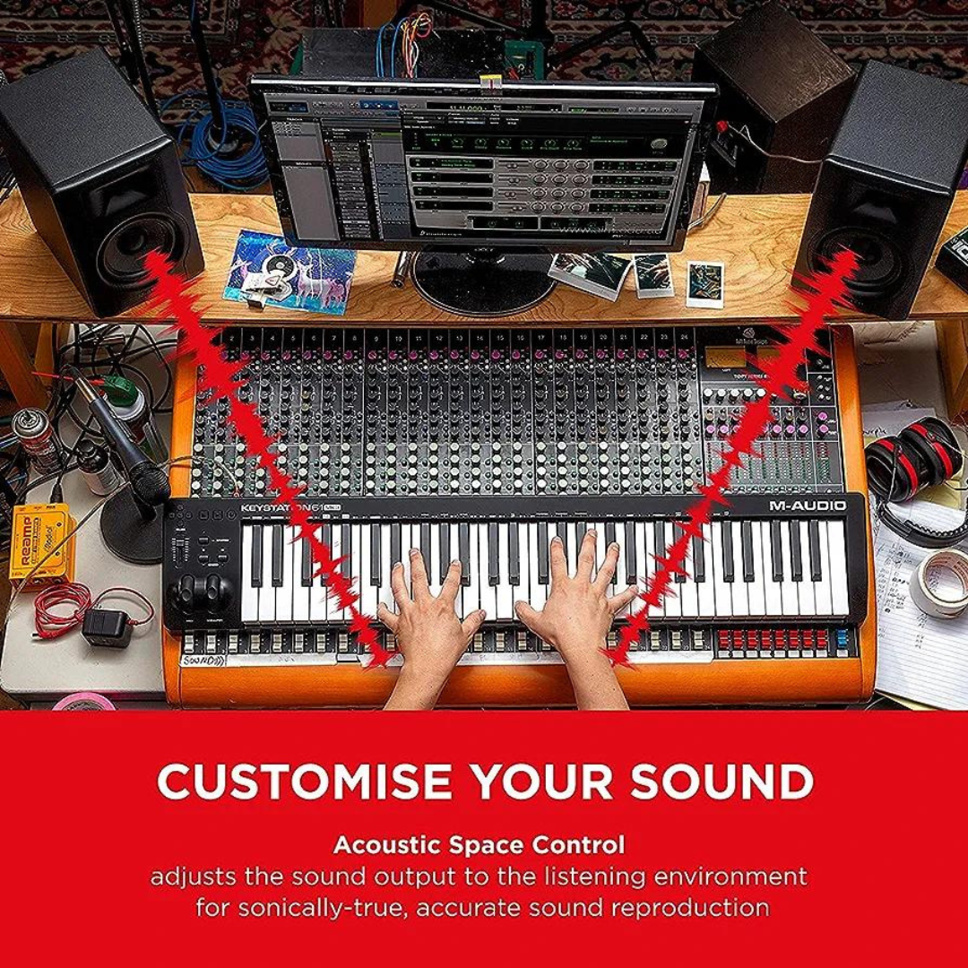 M-Audio BX5 Dual (2-Way) 100W 5" Active Studio Monitor Speaker for Music Production and Mixing - Brand New
