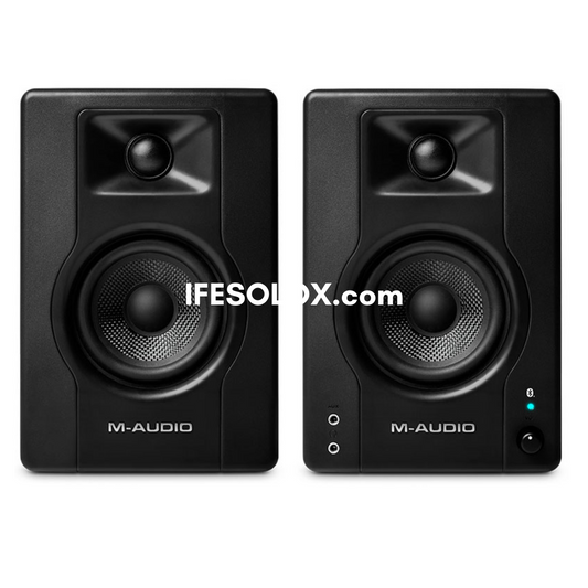 M-Audio BX3BT Dual (2-Way) 120W 3.5" Powered Bluetooth Studio Reference Monitors for Music Production - Brand New